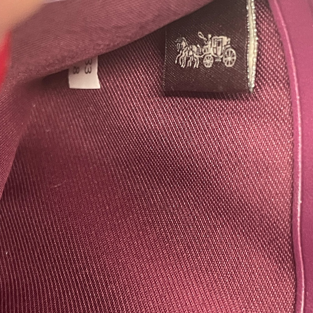 Coach Plaid Wallet - Brown and Pink - Picture 9 of 9